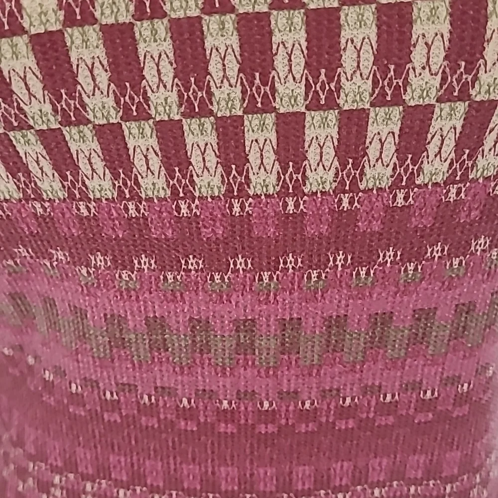 Ascend Pink Patterned Long Sleeve Top - Picture 3 of 7